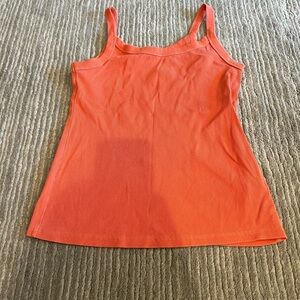 Old Navy Coral-Orange Ribbed Camisole Tank